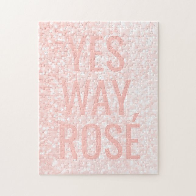 Puzzle Oui Rosé | Amusant (Vertical)