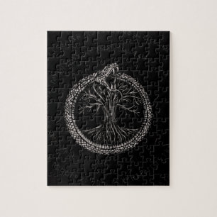 Puzzle Ouroboros avec l'arbre de la vie