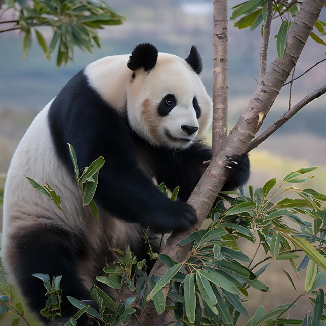 Puzzle Ours de panda dans un arbre (Créateur téléchargé)
