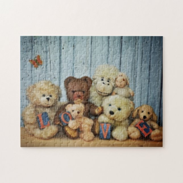 Puzzle Ours d'ours en peluche amis (Horizontal)