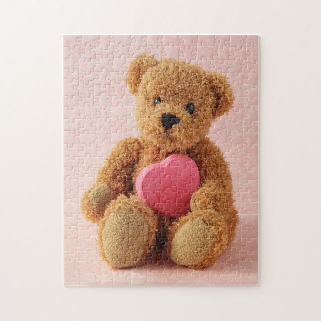 Puzzle ours en peluche i luv u (Vertical)