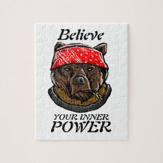 Puzzle ours gangster Croyez votre puissance intérieure