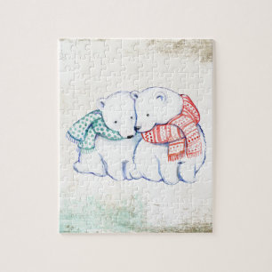 Puzzle Ours polaires Couple