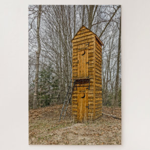 Puzzle Outhouse à deux étages pour les électeurs et les p