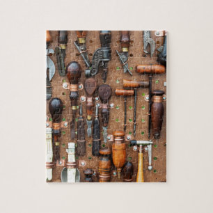 Puzzle Outils de charpentier rustique Handyman