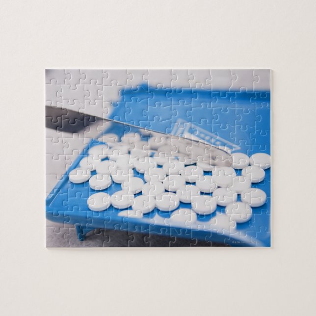 Puzzle Outils de pharmacie, pilules, médicaments (Horizontal)
