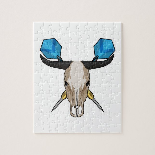 Puzzle Ox aux fléchettes avec fléchette (Vertical)