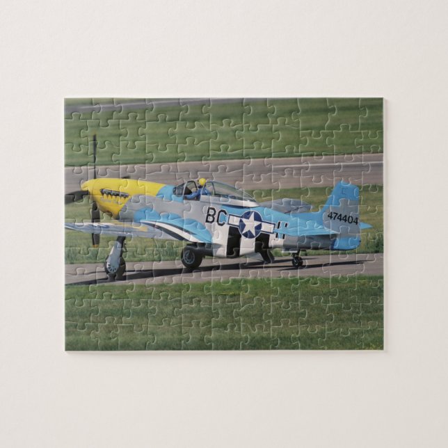 Puzzle P-51 nord-américain D brillant Donna sur (Horizontal)