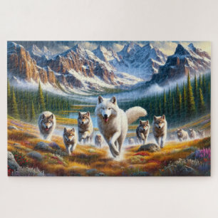 Puzzle Pack Wolf Mountain, Famille Wolf, Wilderness