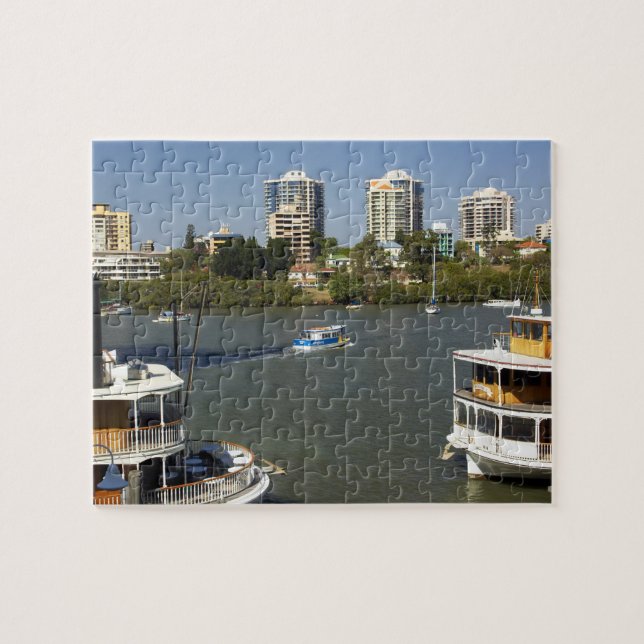 Puzzle Paddle Steamers, Brisbane River, Brisbane, (Horizontal)