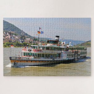 Puzzle Paddle vapeur, Goethe, Rhin, Allemagne