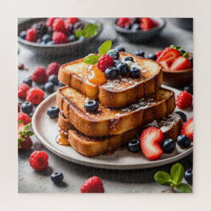Puzzle Pain perdu aux fruits rouges