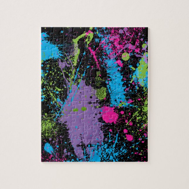Puzzle Paint Splater (Vertical)