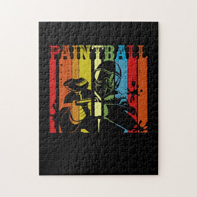 Puzzle Paintball Retro Perdu (Vertical)