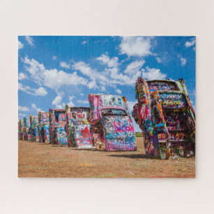 Puzzle Painted Car Art