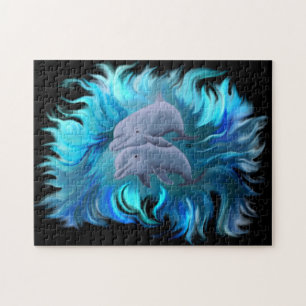 Puzzle Paire de dauphins