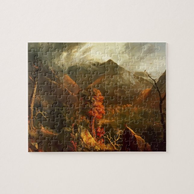 Puzzle Paix au coucher du soleil par Thomas Cole (Horizontal)