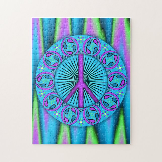 Puzzle Paix ~ Feuille (Vertical)