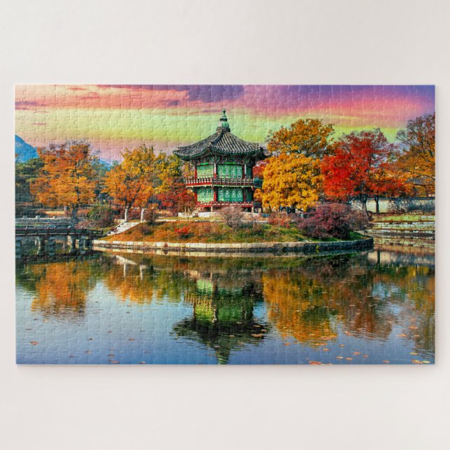 Puzzle Palais Gyeongbokgung Corée du Sud  (Horizontal)