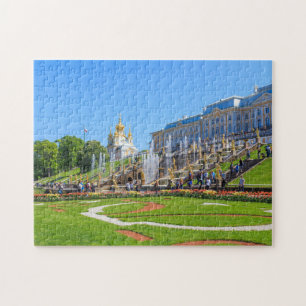 Puzzle Palais Peterhof et Grande Cascade de fontaines