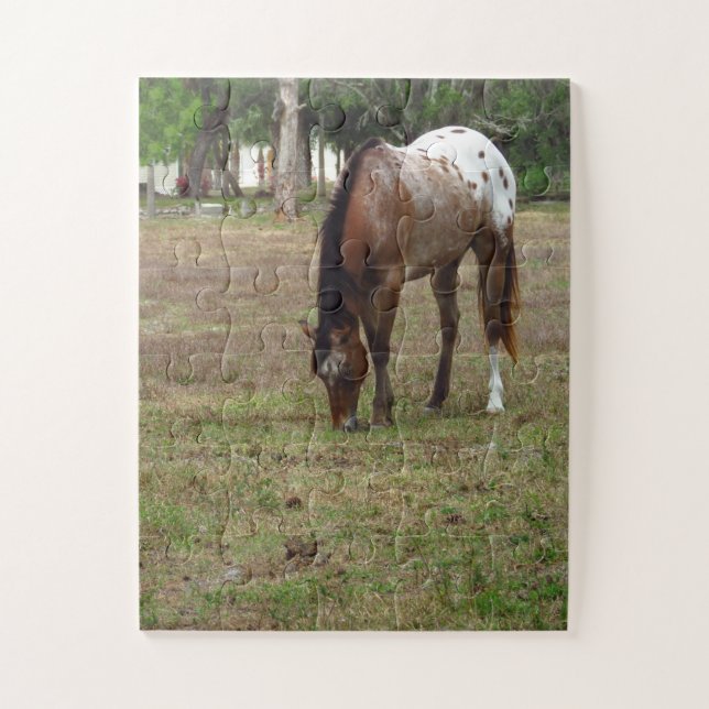 Puzzle Palamino Horse (Vertical)
