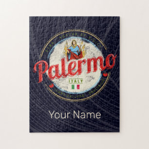 Puzzle Palerme Capitale De Sicile Italie Souvenir Vintage