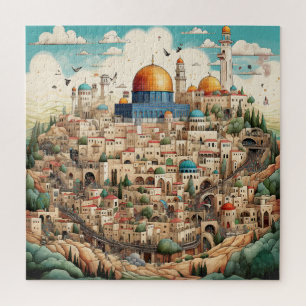 Puzzle Palestine City Scape