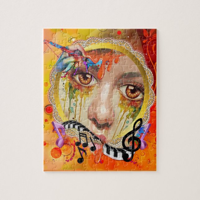 Puzzle Palette Artiste (Vertical)