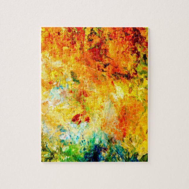 Puzzle Palette Artiste Colorée Difficile (Vertical)