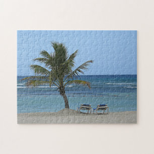 Puzzle Palmier sur la plage