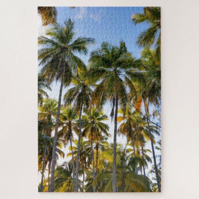 Puzzle Palmiers et ciel de plage exotiques Hawaï (Vertical)