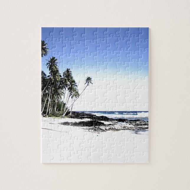 Puzzle Palmiers exotiques & Plage Paradise (Vertical)