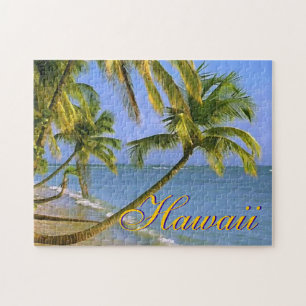 Puzzle Palmiers hawaïens Art de Voyage exotique
