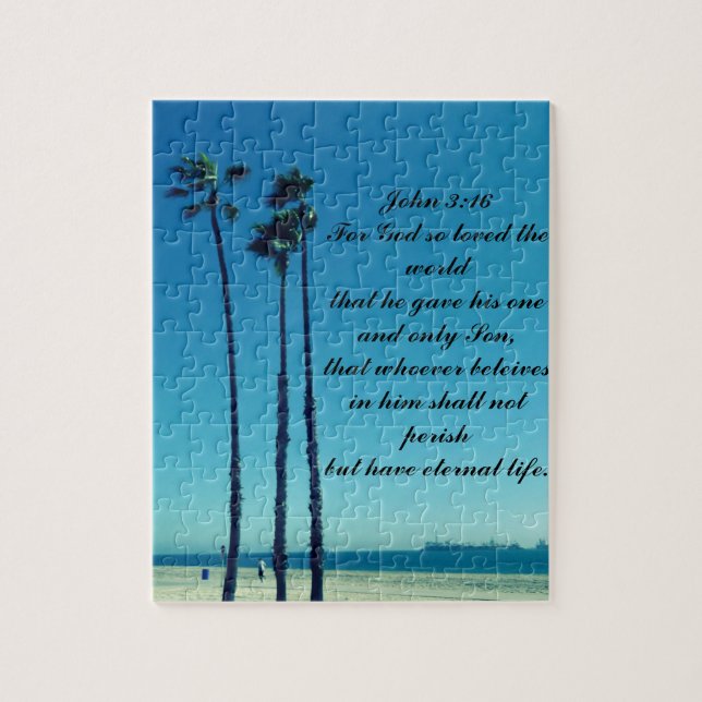 Puzzle Palmiers sur la plage (Vertical)