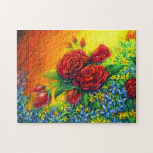 Puzzle Panache de rose
