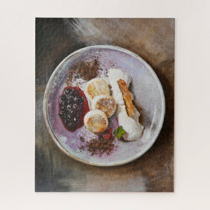 Puzzle Pancakes au fromage aux baies - Gourmandise