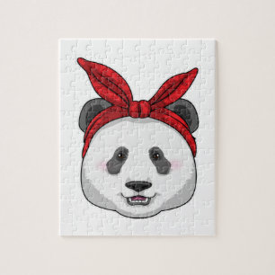 Puzzle Panda avec Bandana