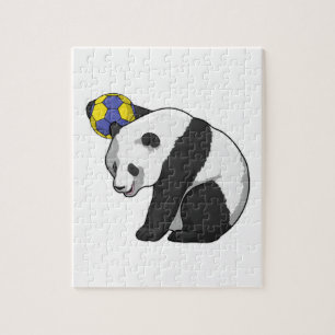 Puzzle Panda dans les sports de handball