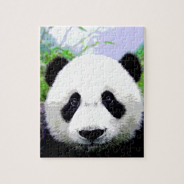 Puzzle Panda Eyes (Vertical)