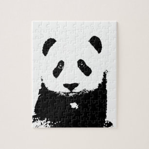 Puzzle Panda noir et blanc