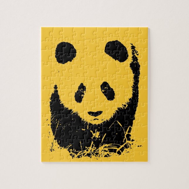 Puzzle Panda Pop Art (Vertical)