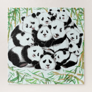 Puzzle Pandas - Pandemic - Big Hugs - Drawings Collection