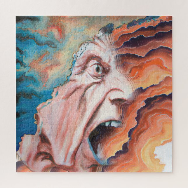 Puzzle Panic Waves peinture à l'huile (Vertical)