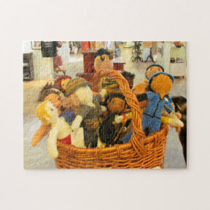 Puzzle - Panier de poupées