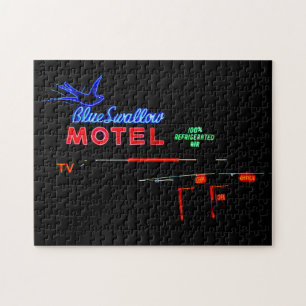 Puzzle Panneau du Motel Blue Swallow, Route 66, Tucumcari