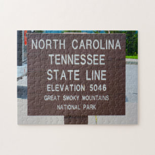 Puzzle Panneau indicateur de la ligne d'état du Tennessee