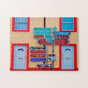 Puzzle Panneau indicateur irlandais Galway Irlande.