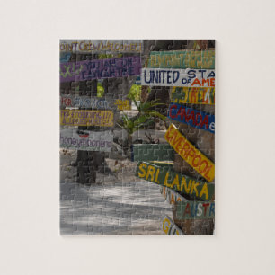 Puzzle Panneau indicateur Rum Point Grand Cayman