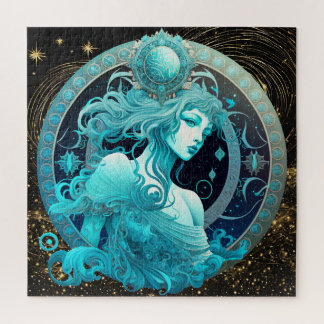 Puzzle Panneau Zodiac Aquarius Puzzle, 20"x20" 676 pcs.