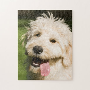 Puzzle Panneaux de chiot Goldendoodle
